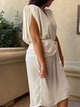 Load image into Gallery viewer, &quot;SHEER INTUITION&quot; 70&#39;S DRAPED DRESS