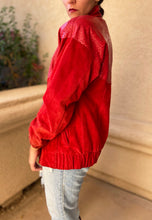 Load image into Gallery viewer, &quot;RED VELVET CAKE&quot; 80&#39;S LEATHER JACKET