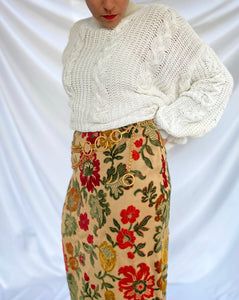 "TAP INTO ARTISTRY" 50'S TAPESTRY SKIRT