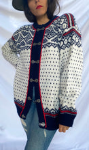 Load image into Gallery viewer, &quot;BY THE FIREPLACE&quot; 80&#39;S NORDIC ALPINE CARDIGAN