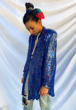 Load image into Gallery viewer, &quot;GLACIER&quot; 80&#39;S SEQUIN JACKET
