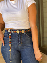 Load image into Gallery viewer, &quot;AMBER ENERGY&quot; 70&#39;S CHAIN BELT