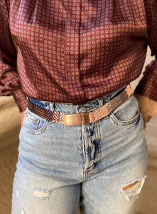 "JUST A ROSE" 80'S FISHSCALE BELT