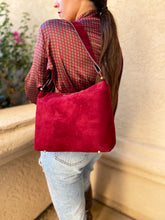 Load image into Gallery viewer, &quot;SEDONA CANYON&quot; 60&#39;S SUEDE LEATHER BAG