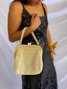 "DAY OFF" 50'S BEADED BAG