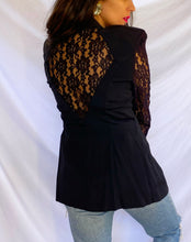 Load image into Gallery viewer, &quot;LACE AND LOVE&quot; 80&#39;S LACE SLEEVE BLAZER