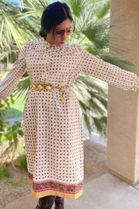 "BED TO BRUNCH" 70'S HENLEY DRESS