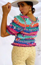 Load image into Gallery viewer, &quot;ITS A PARADE&quot; 80&#39;S RIBBON SWEATER