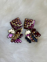 Load image into Gallery viewer, &quot;SHE CRAFTY&quot; 80&#39;S HANDMADE EARRINGS