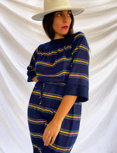 Load image into Gallery viewer, &quot;CASUAL STROLL&quot; 70&#39;S STRIPE DRESS
