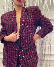 Load image into Gallery viewer, &quot;SUPER JAZZED&quot; 80&#39;S RHINESTONE BLAZER