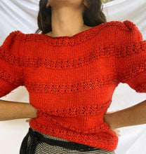 Load image into Gallery viewer, &quot;THAT&#39;S SWEET&quot; 80&#39;S SHORT SLEEVE SWEATER